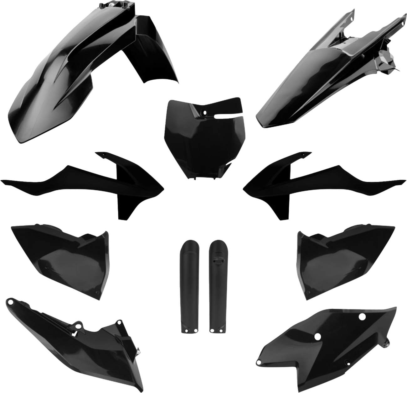 POLISPORT Full Body Kit - Black - KTM - SX/XC '16-'18 91454