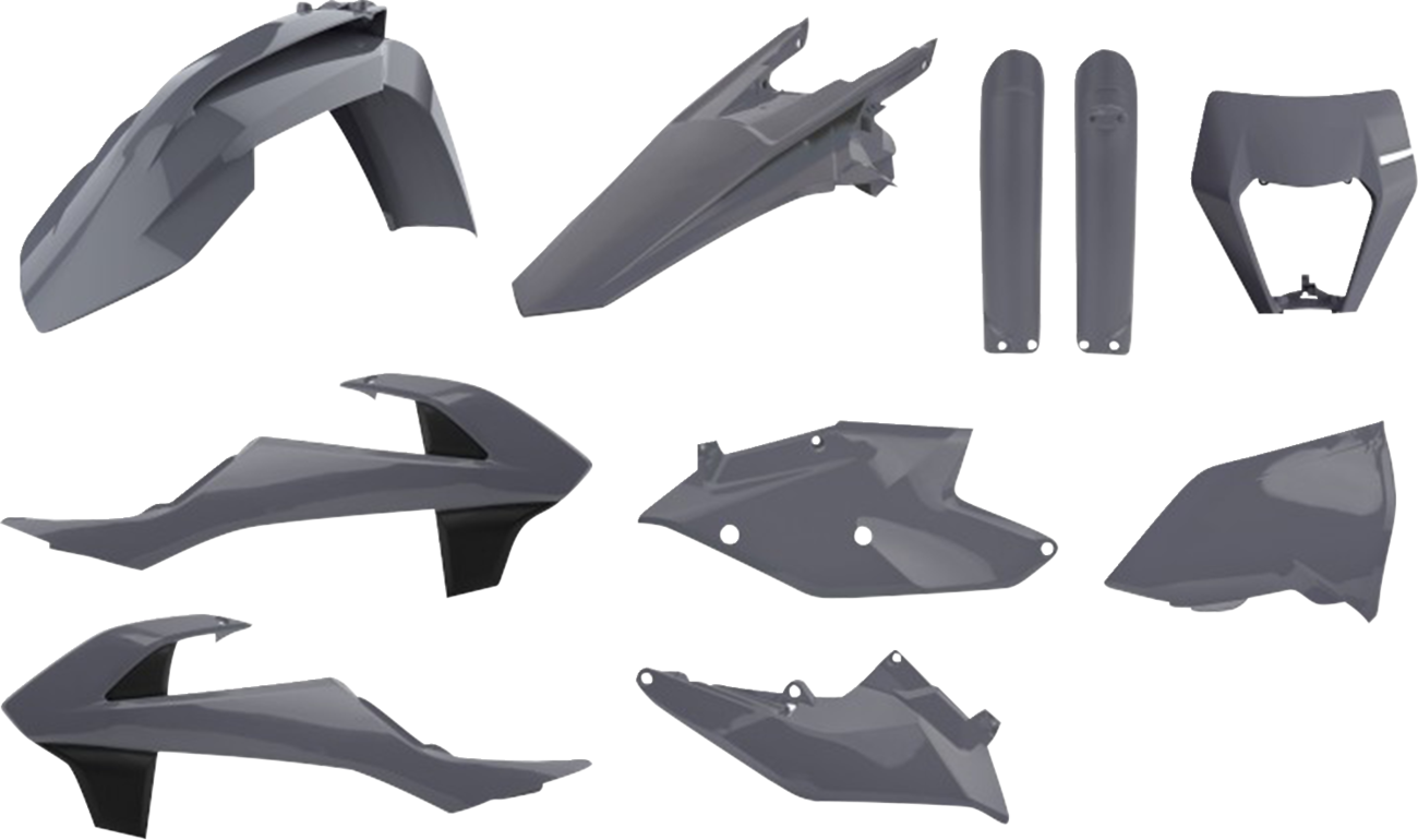 POLISPORT Full Body Kit - Gray - KTM - EX/XC '17-'19 90889