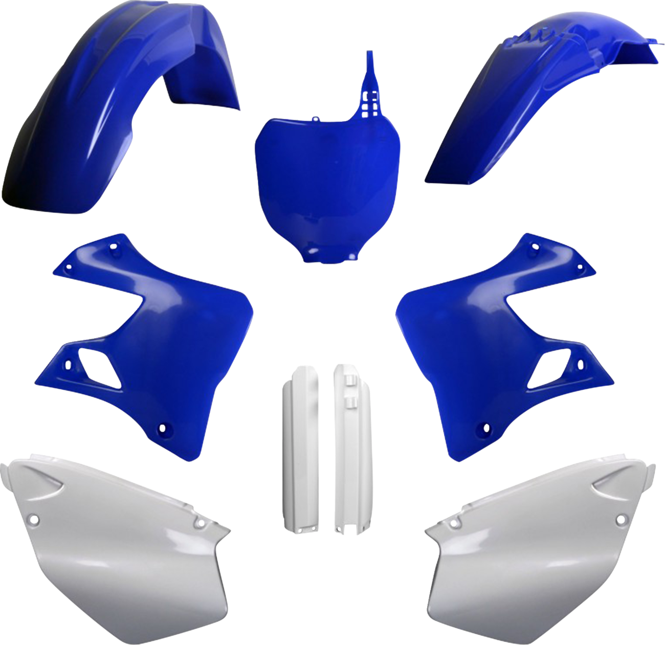 POLISPORT Full Plastic Kit - Blue/White - Yamaha - YZ '00-'01 91383