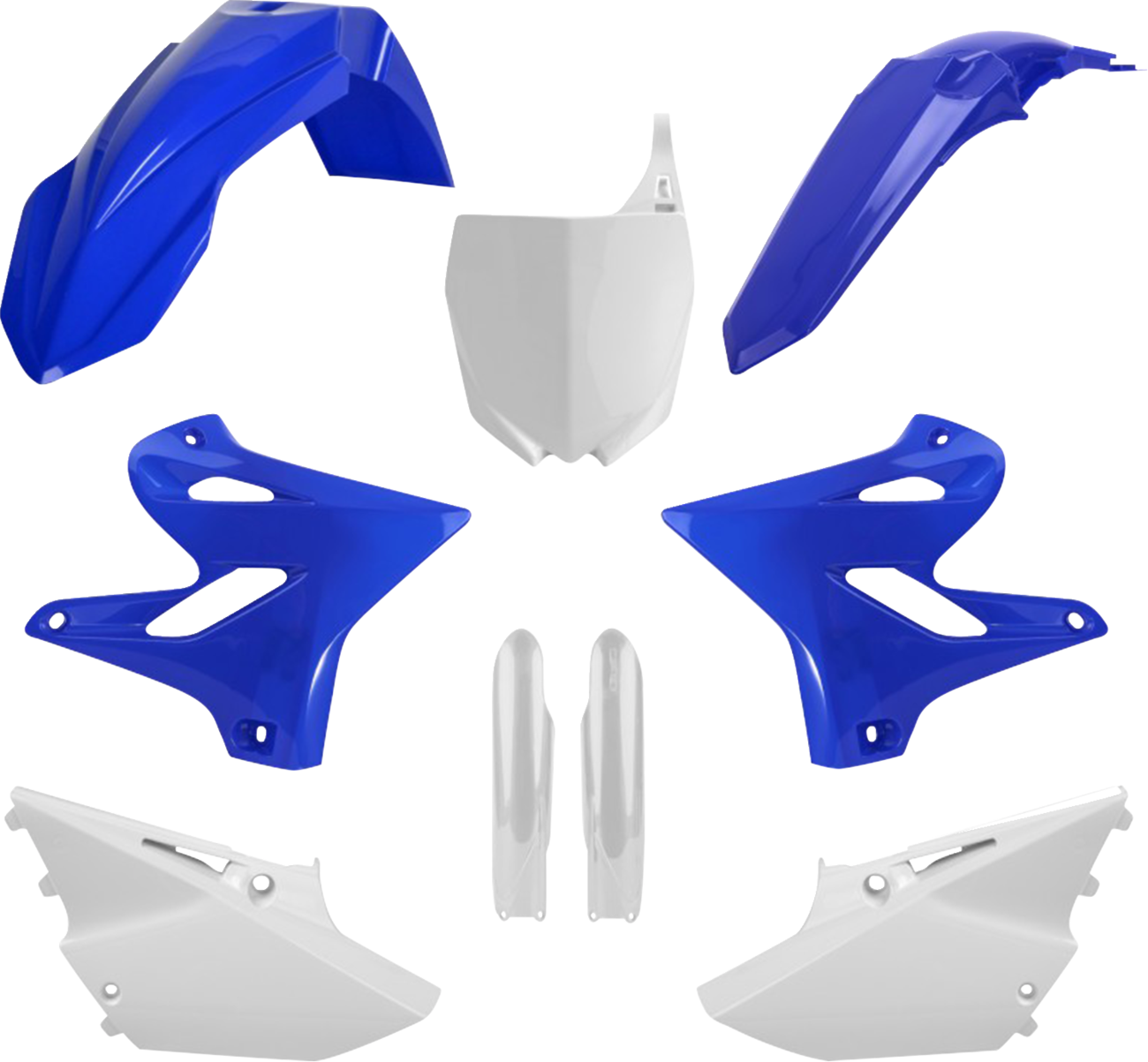 POLISPORT Full Plastic Kit - Blue/White - Yamaha - YZ '15-'21 91388