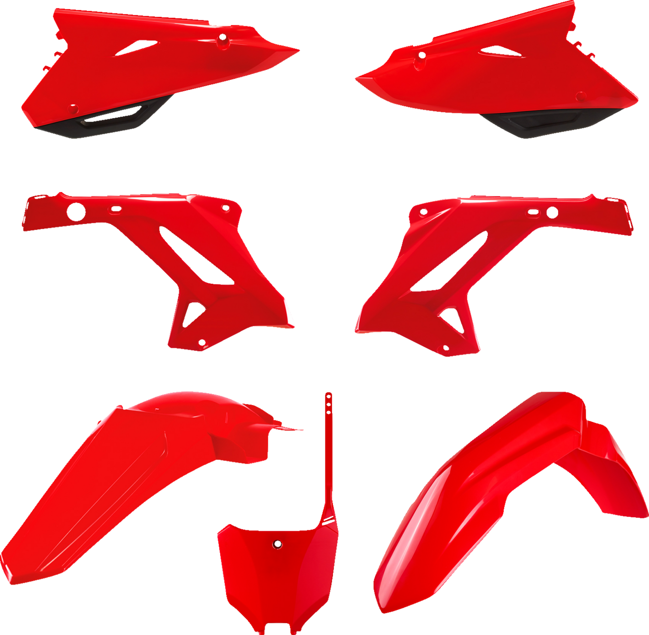 POLISPORT Standard Body Kit - Restyle - Red - Honda - CR '00-'01 91358