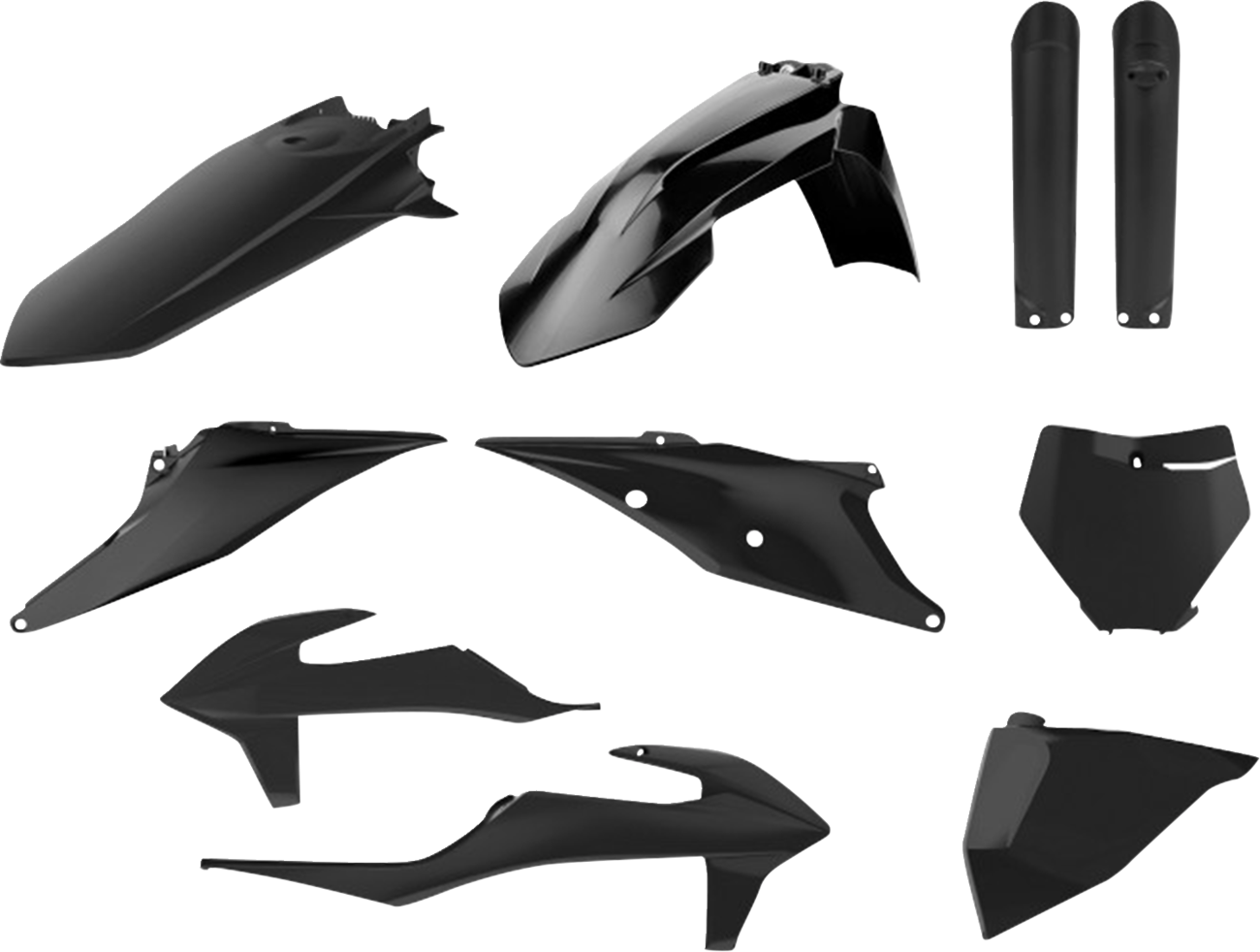 POLISPORT Full Body Kit - Black - KTM - SX/XC '19-'22 91014
