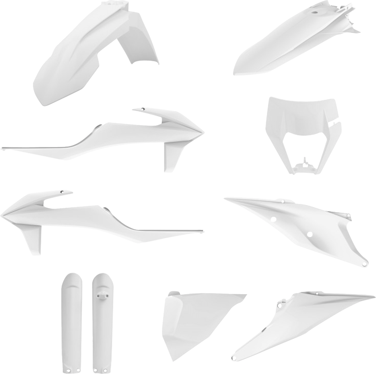 POLISPORT Full Body Kit - White - KTM - EX/XC '20-'23 91016