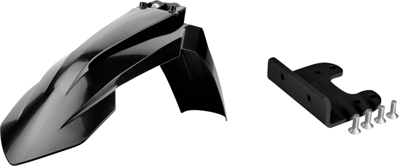 POLISPORT Front Fender and Adapter Kit - Black - KTM - SX/EX '07-'13 90736
