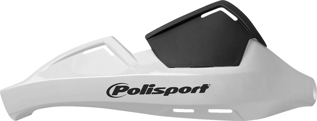 POLISPORT Evolution Integral Handguards - Universal Mount - White 8305100026