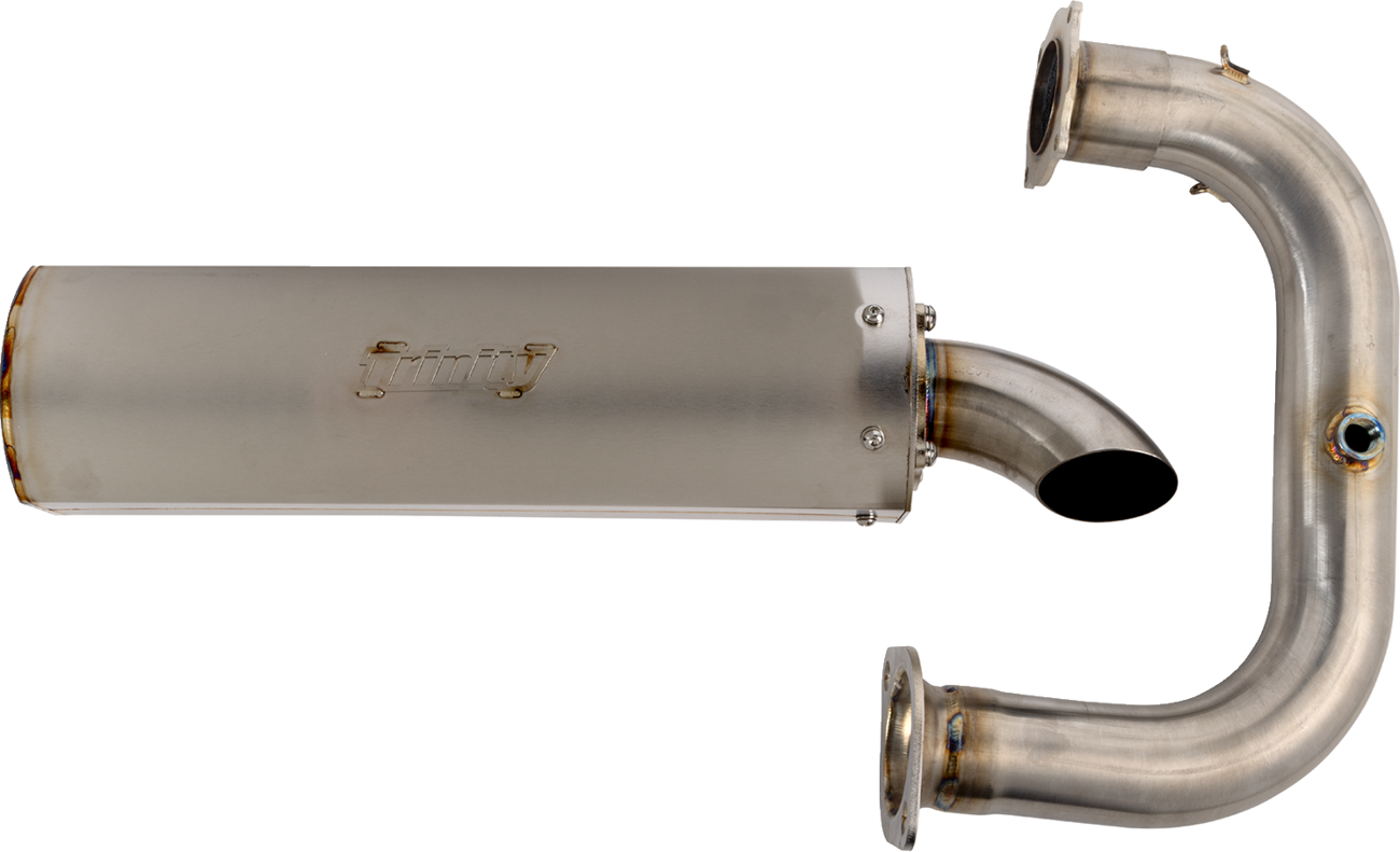 TRINITY RACING Slip-On Muffler - Stainless Steel - Talon 1000R/X TR-7197S