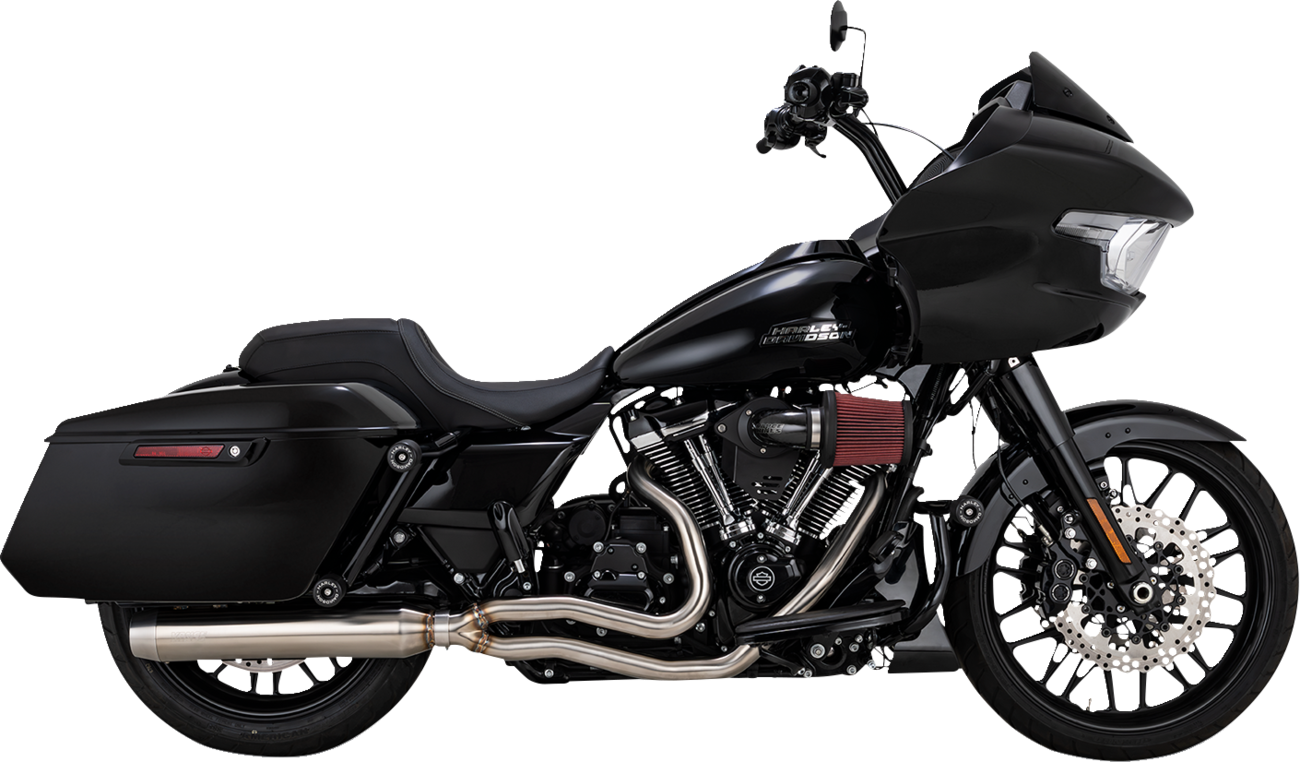 VANCE & HINES 2-into-1 Gaslighter Exhaust System - M8 Touring - Brushed 27347