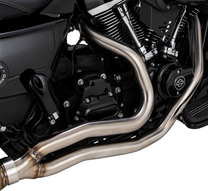 VANCE & HINES 2-into-1 Gaslighter Exhaust System - M8 Touring - Brushed 27347