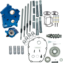 S&S CYCLE Cam Chest Kit - Oil Cooled - Gear Drive - 465 Cam - Chrome Pushrod Tubes - M8 310-1005B