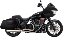 VANCE & HINES 2-into-1 Gaslighter Exhaust System with Heat Shields - M8 Touring - Brushed 27346