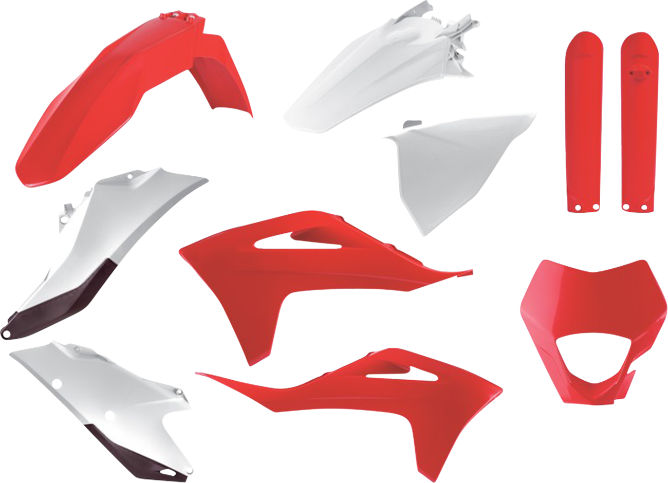 POLISPORT Full Body Kit - Red/White - Gas Gas - EC '21-'23 91026
