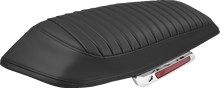 SADDLEMEN Saddlebag Lid Covers - Tuck-n-Roll - Black Stitch - FLH/FLT '23-'25 L870-23-20300
