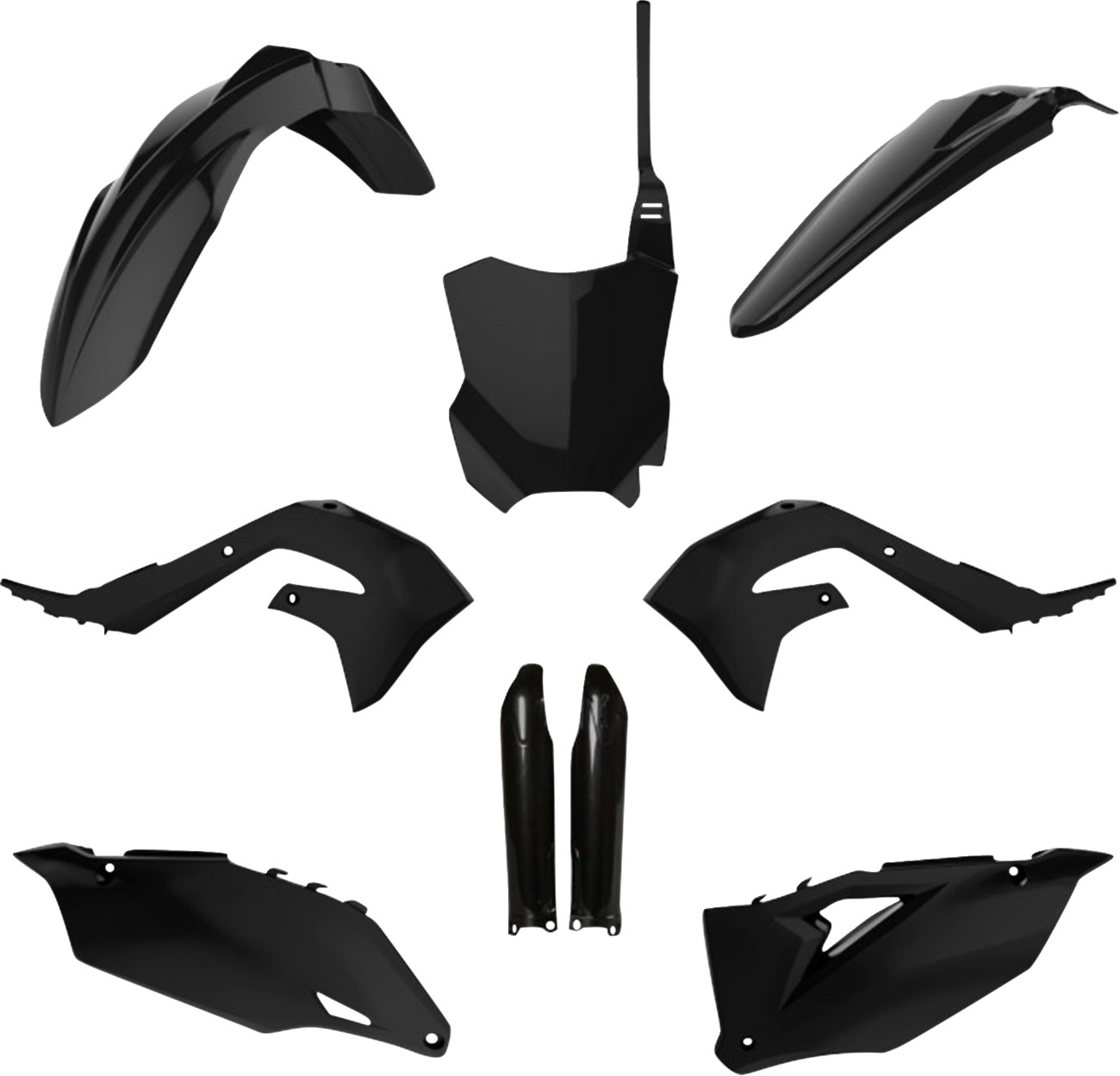 POLISPORT Full Body Kit - Black - Kawasaki - KX '19-'24 91496