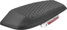 SADDLEMEN Saddlebag Lid Covers - Honeycomb - Silver Stitch - FLH/FLT '23-'25 L870-23-19005