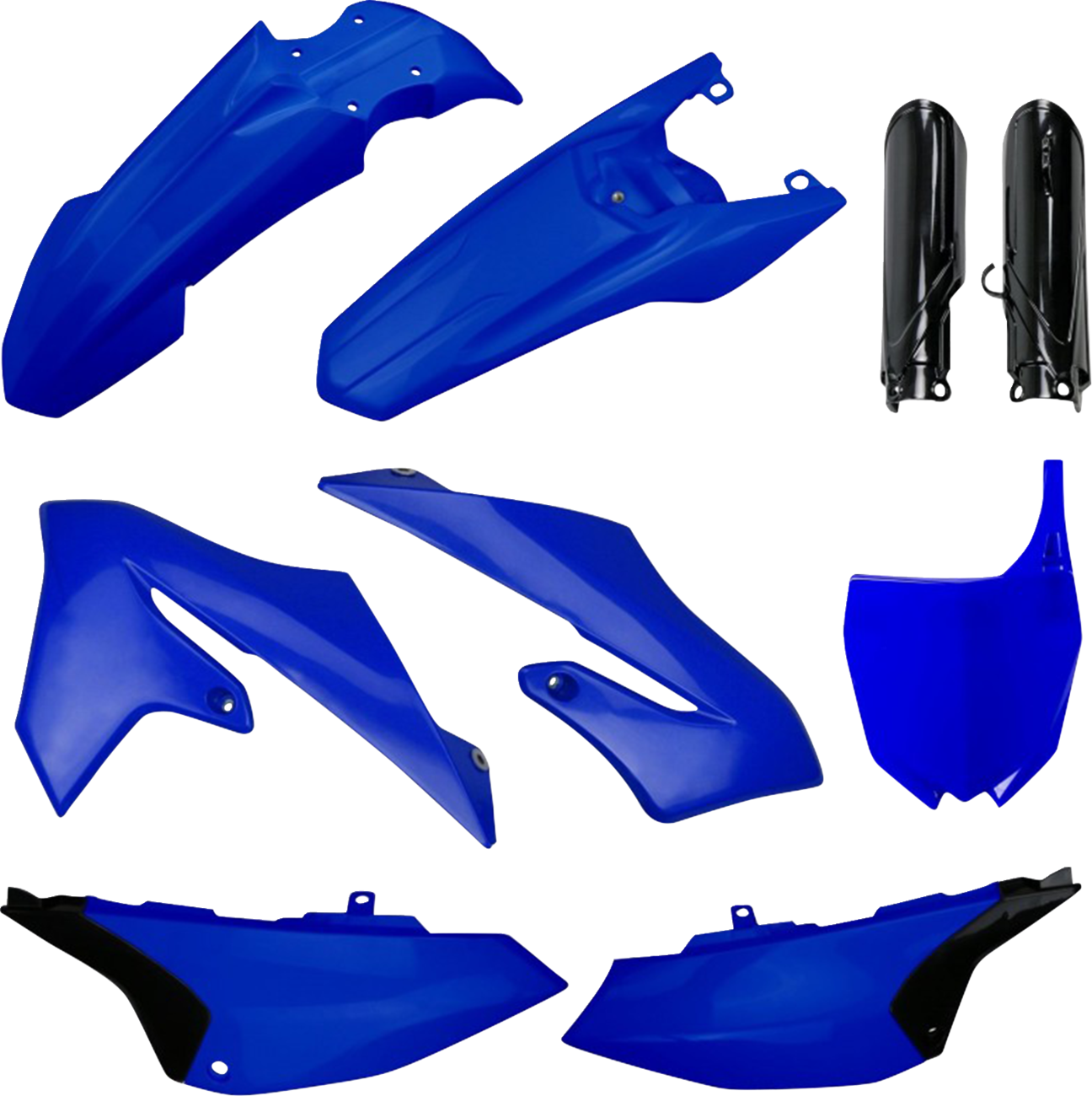 POLISPORT Full Body Kit - Black/Blue OEM - Yamaha - YZ '19-'25 91342