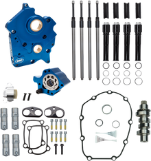 S&S CYCLE Cam Chest Kit - Water Cooled - Chain Drive - 475 Cam - Black Pushrod Tubes - M8 310-1008C