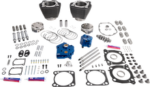 S&S CYCLE Power Package - Water Cooled - 496 Chain Drive - Wrinkle Black w/Highlight - M8 310-1401A