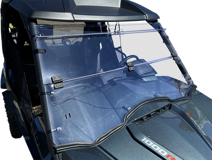 MOOSE OFFROAD Full Folding Windshield - Deluxe - Commander V000352-12200M