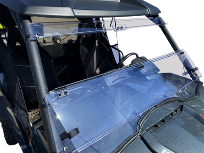 MOOSE OFFROAD Full Folding Windshield - Deluxe - Commander V000352-12200M