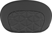 SADDLEMEN Mini Contour Sissy Bar Pad - Tri-Gripper - Gray Stitch 061021102