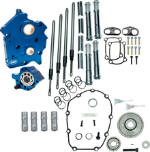 S&S CYCLE Cam Chest - Water Cooled - Gear Drive - Chrome Pushrod Tubes - M8 310-1261A