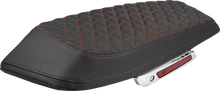 SADDLEMEN Saddlebag Lid Covers - Tri-Gripper - Red Stitch - FLH/FLT '23-'25 L870-23-21104