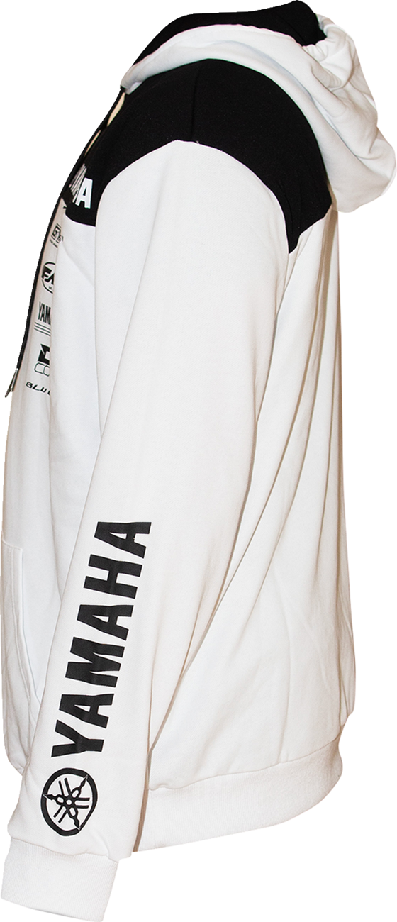 D'COR VISUALS Yamaha Team2 Sweatshirt - White - Large 85-223-3