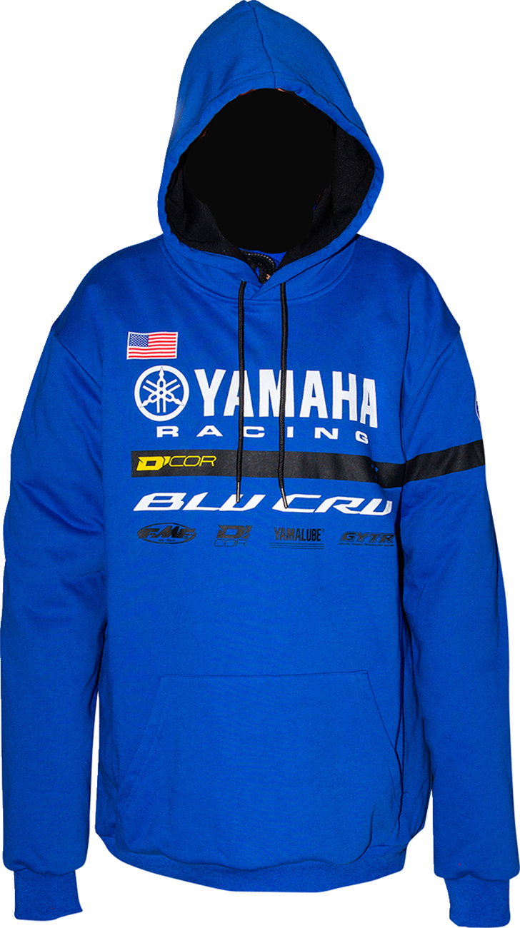 D'COR VISUALS Yamaha Factory2 Sweatshirt - Blue - 2XL 85-222-5