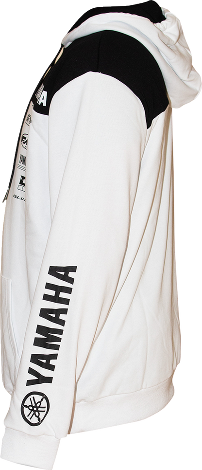 D'COR VISUALS Yamaha Team2 Sweatshirt - White - Medium 85-223-2