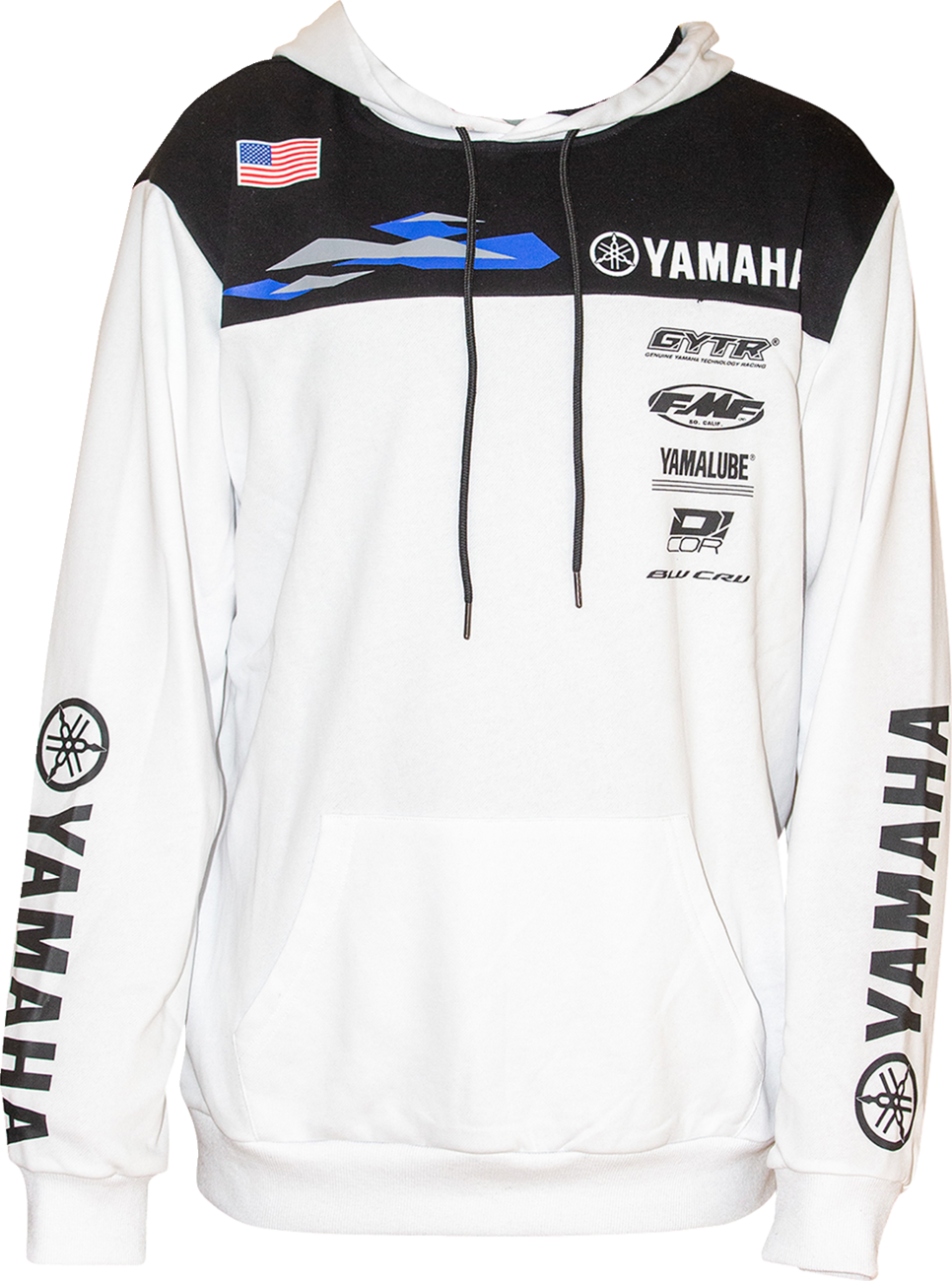 D'COR VISUALS Yamaha Team2 Sweatshirt - White - 2XL 85-223-5