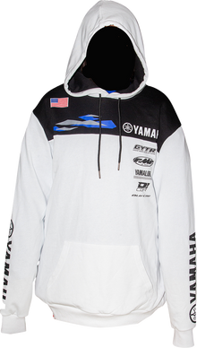 D'COR VISUALS Yamaha Team2 Sweatshirt - White - 2XL 85-223-5