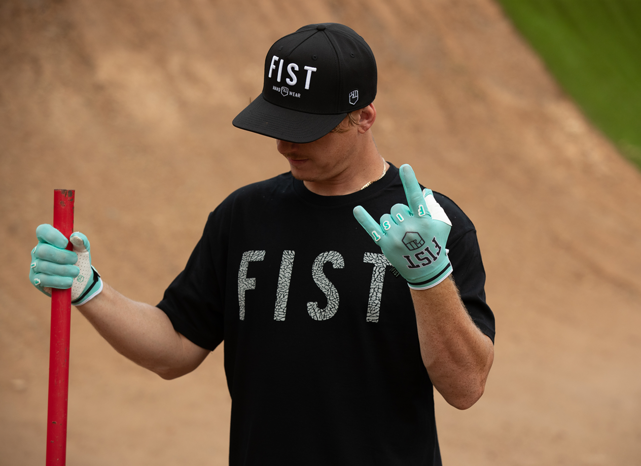 FIST HANDWEAR Breezer Ruthless Teal Staple Gloves - 3XL F-GB-01757-3XL