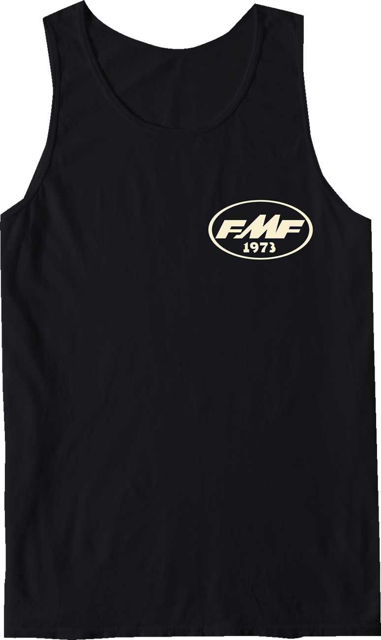 FMF Lean In Tank Top - Black - Medium SU26123900-BLK-M