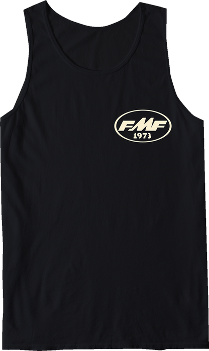 FMF Lean In Tank Top - Black - Medium SU26123900-BLK-M
