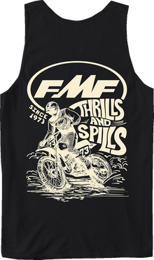 FMF Lean In Tank Top - Black - XL SU26123900-BLK-XL
