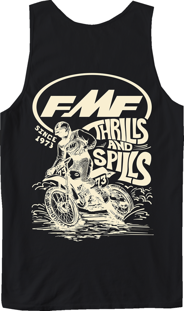 FMF Lean In Tank Top - Black - Medium SU26123900-BLK-M