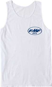 FMF Lean In Tank Top - White - 2XL SU26123900-WHT-2X