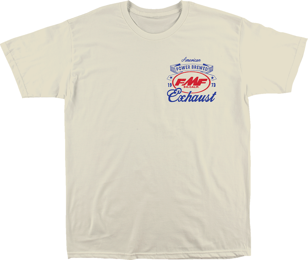 FMF Racing in the USA T-Shirt - Natural - Medium SU26118901-NAT-M