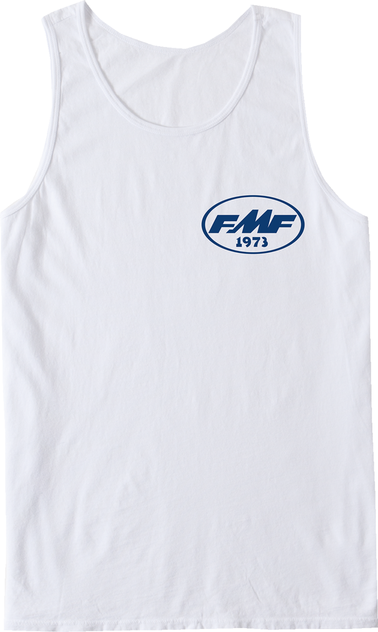 FMF Lean In Tank Top - White - Medium SU26123900-WHT-M