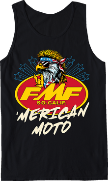 FMF Merican Moto Tank Top - Black - XL SU26123901-BLK-XL