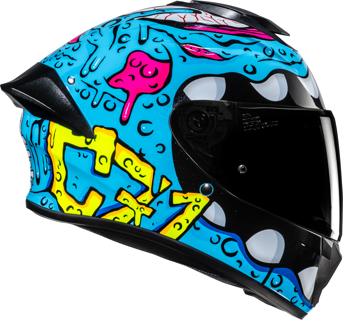 HJC C71 Helmet - Squeeze - MC28 - 2XL FP69NUS8328V