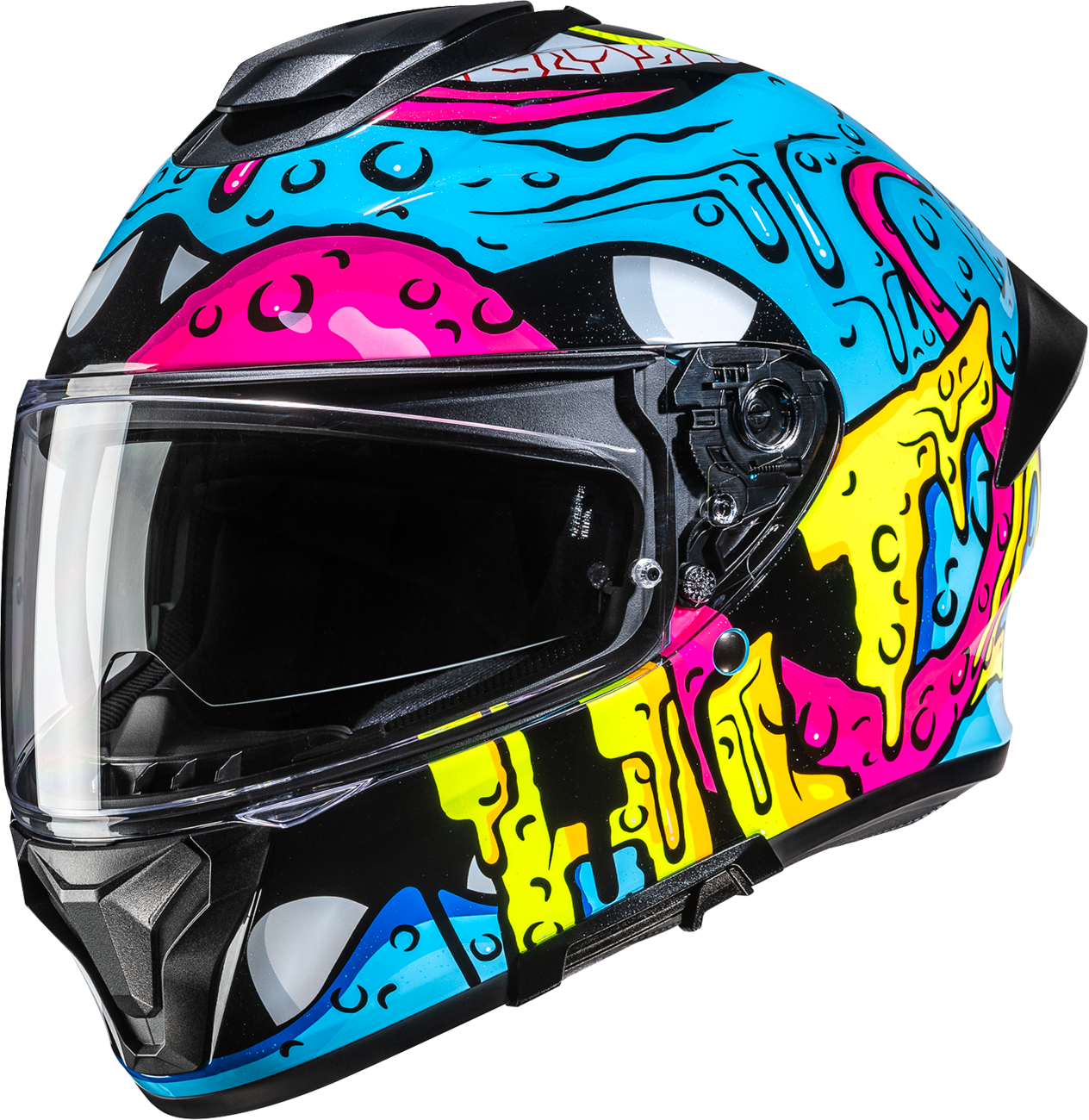 HJC C71 Helmet - Squeeze - MC28 - Medium FP69NUS5328V