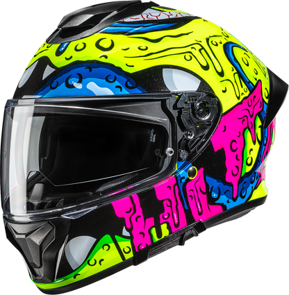 HJC C71 Helmet - Squeeze - MC32H - Large FP69NUS6332V