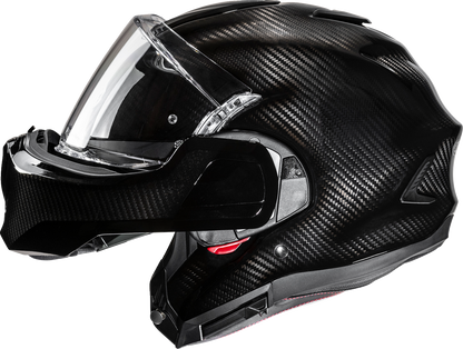 HJC F100 Carbon Modular Helmet - Solid - Matte Carbon - Small EB20NUS41MCV