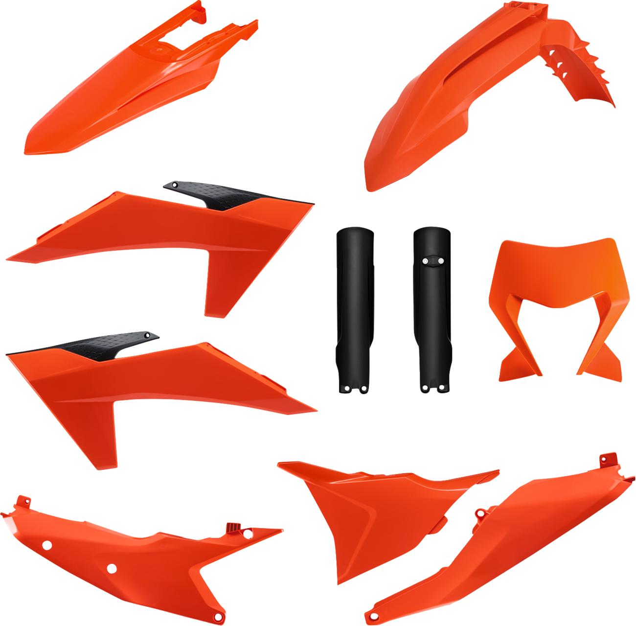 POLISPORT Full Body Kit - Black/Orange OEM - KTM - EX '24-'25 91633