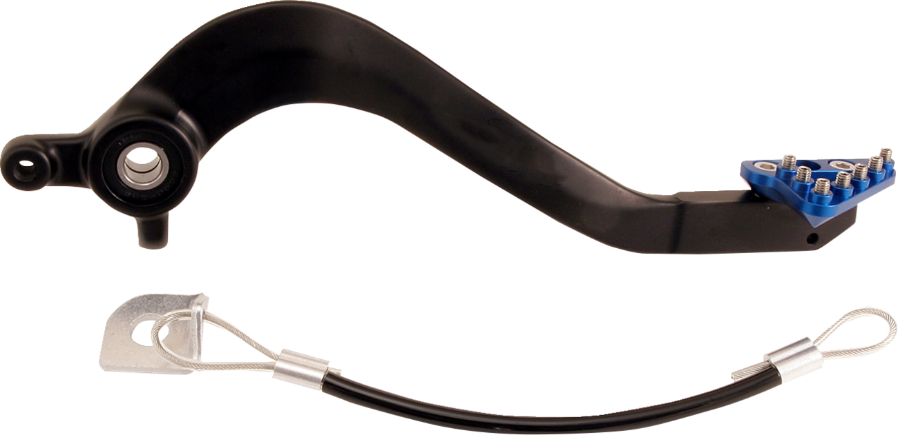 MOOSE OFFROAD Brake Pedal - Rear - Blue - Husqvarna 82-0772-21-20