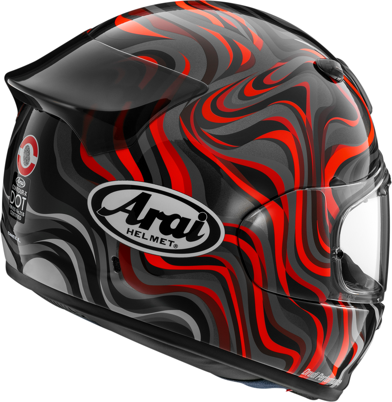ARAI HELMETS Contour-X Helmet - Swirl - Red - XS 0101-20191