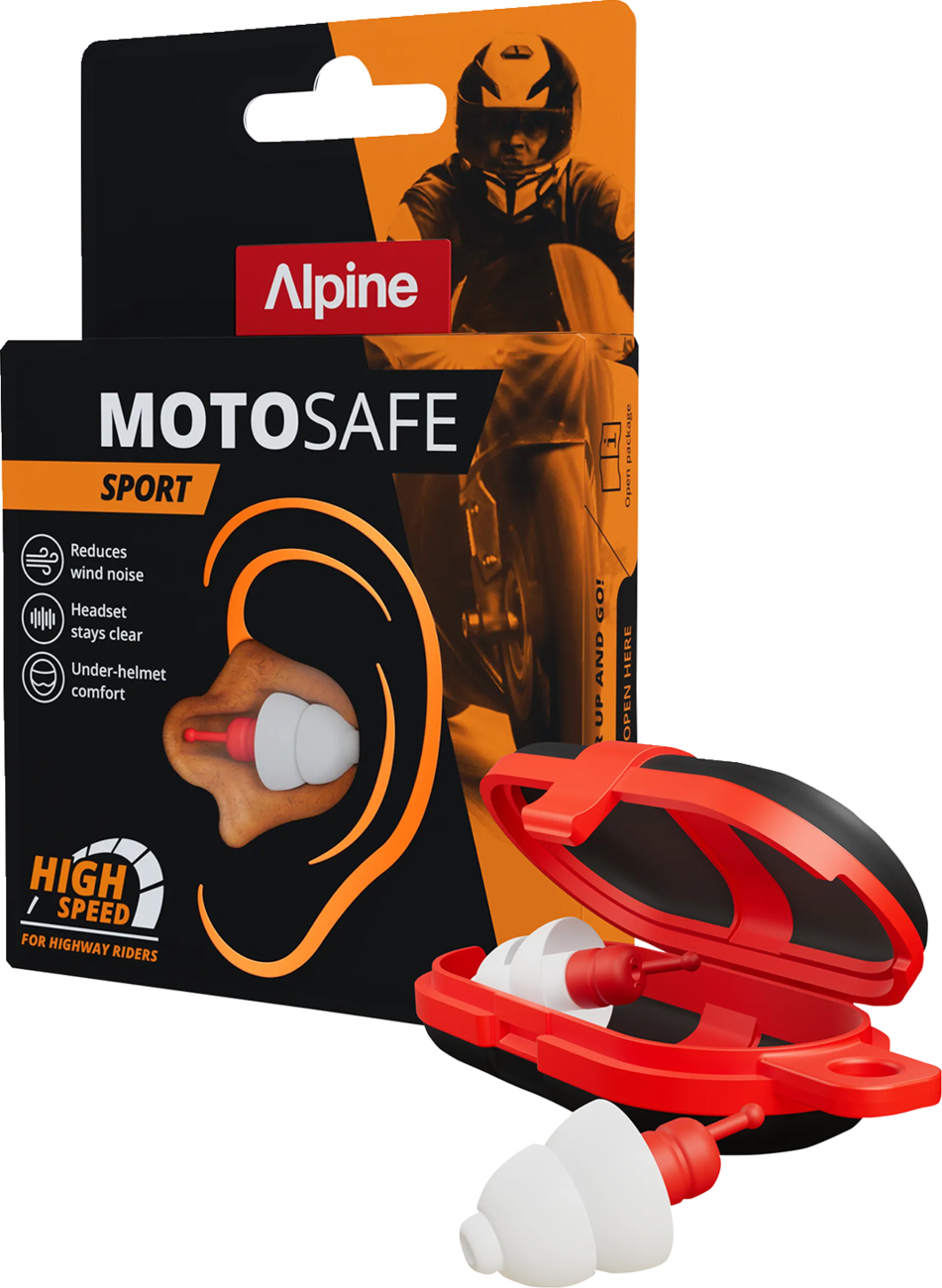 ALPINE HEARING PROTECTION MotoSafe Earplugs - 2026 - Sport 111.23.402