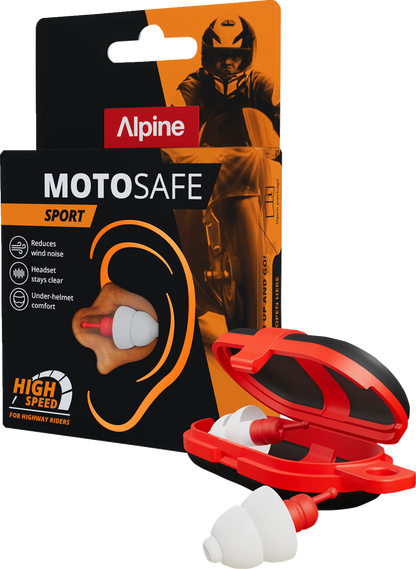 ALPINE HEARING PROTECTION MotoSafe Earplugs - 2026 - Sport 111.23.402