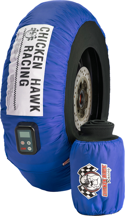 CHICKEN HAWK RACING Digital Tire Warmers with Controller - Set - Superbike PU-DTC-SBK